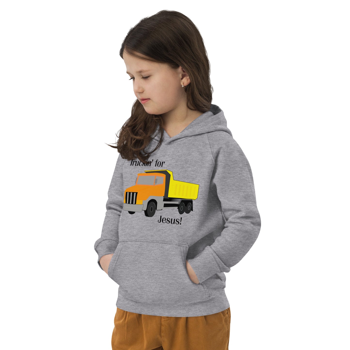 Truckin' for Jesus Kids Eco Hoodie