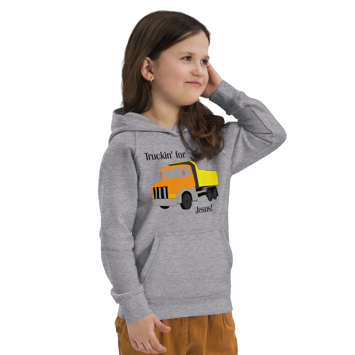 Truckin' for Jesus Kids Eco Hoodie