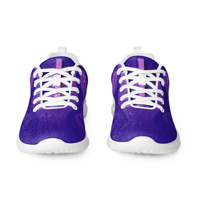 Pink and Purple Cross Men’s Sneakers