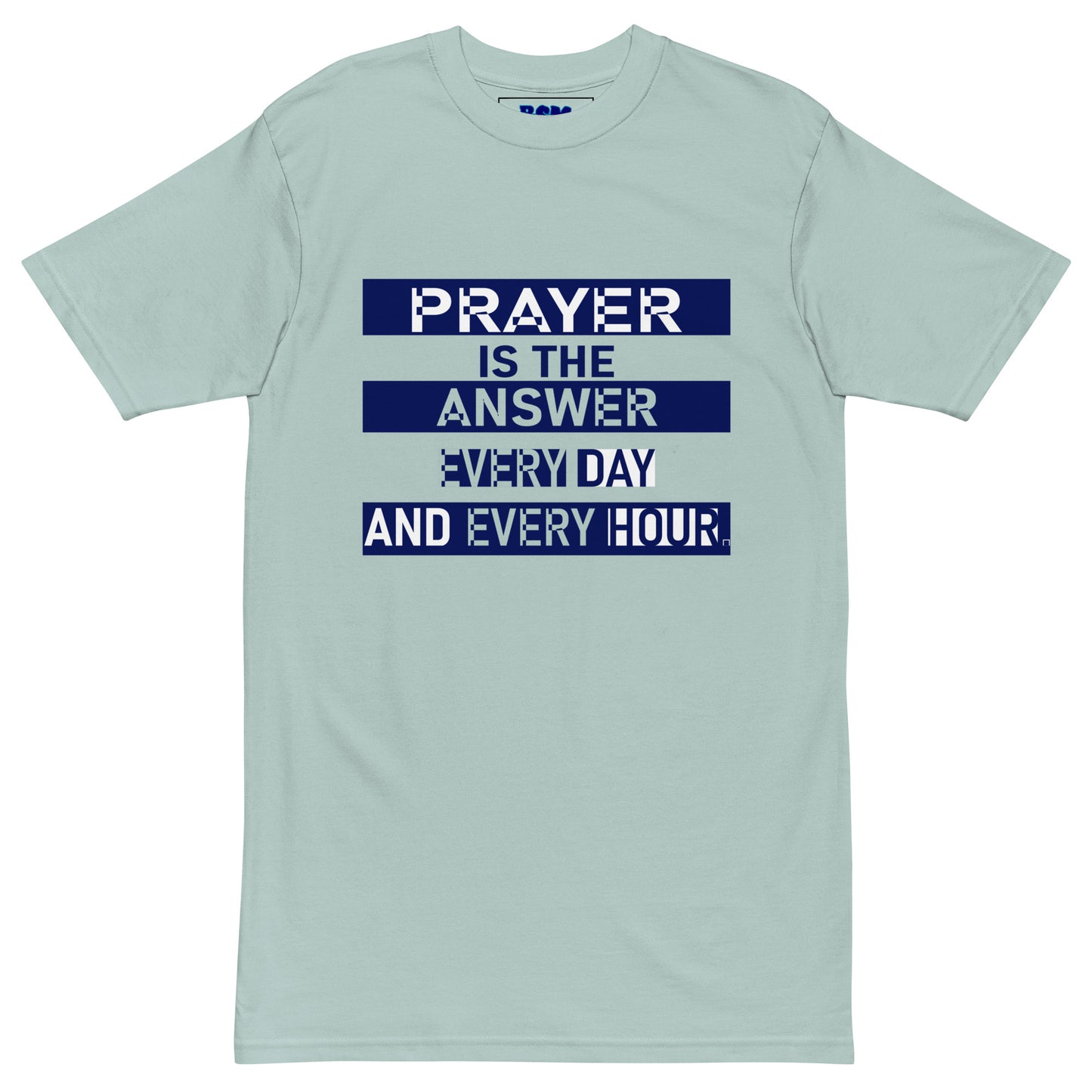 Prayer Is the Answer Men’s Heavyweight Tee