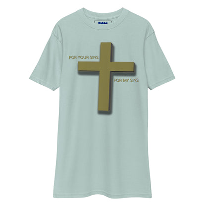 For Your Sins for My Sins I Men’s Heavyweight T-Shirt