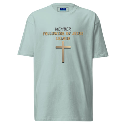 Member Followers of Jesus League Men’s Heavyweight T-Shirt