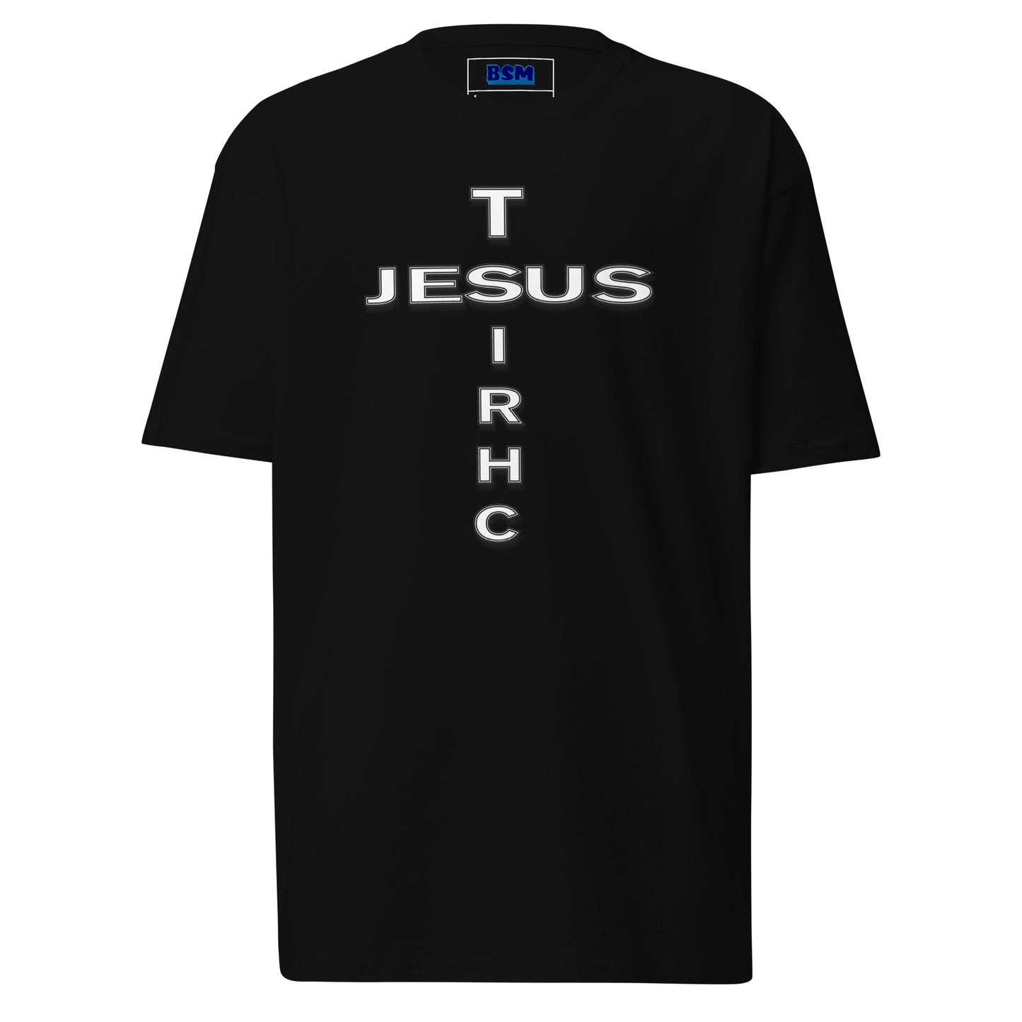 Jesus Christ Cross Men’s Heavyweight Tee