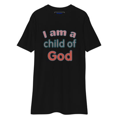 I Am a Child of God Men's Heavyweight T-Shirt