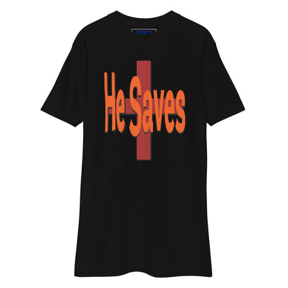 He Saves Men’s Heavyweight Tee