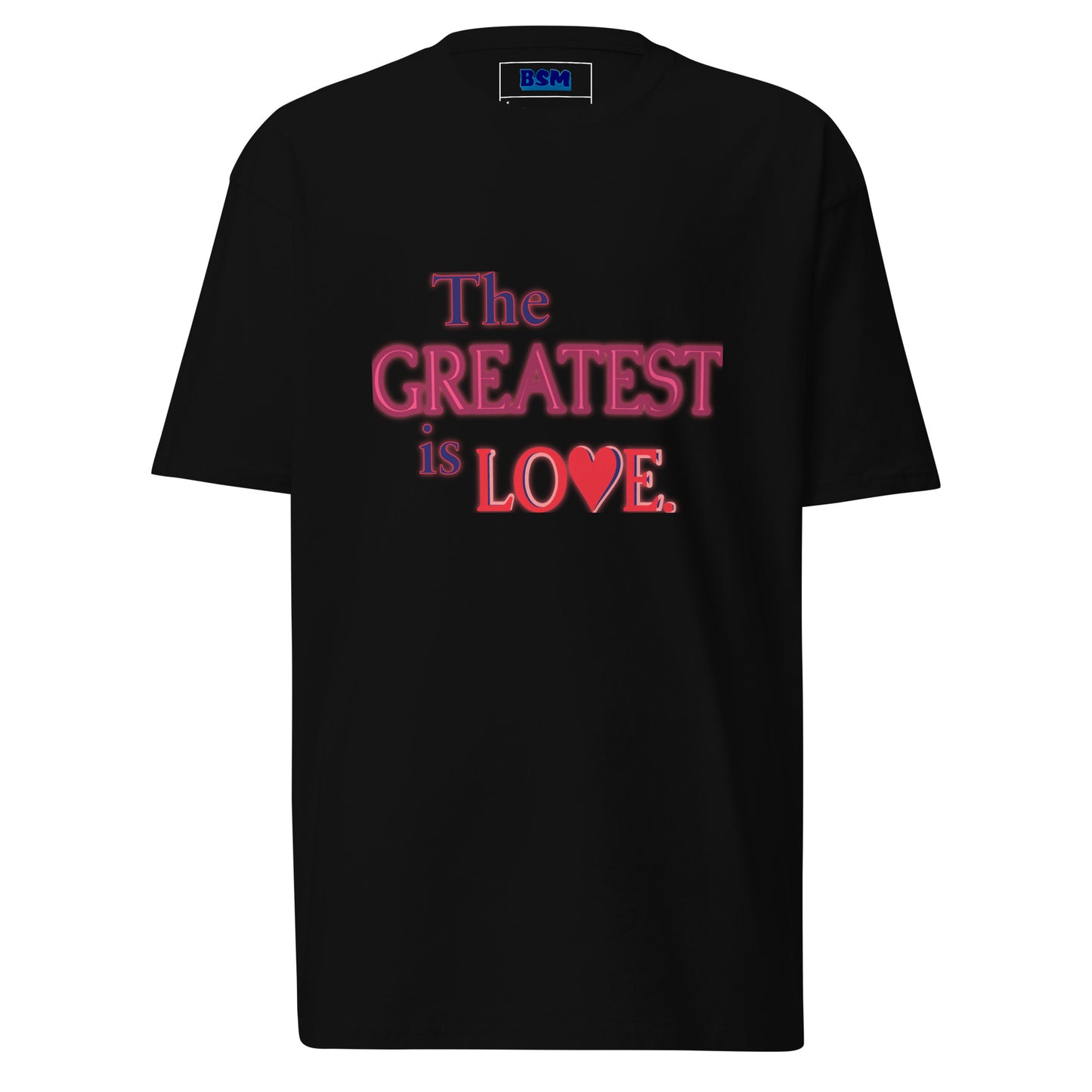 The Greatest Is Love Men’s Heavyweight T-Shirt