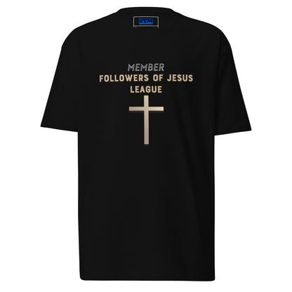 Member Followers of Jesus League Men’s Heavyweight T-Shirt