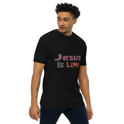 Jesus Is Love Men’s Heavyweight Tee