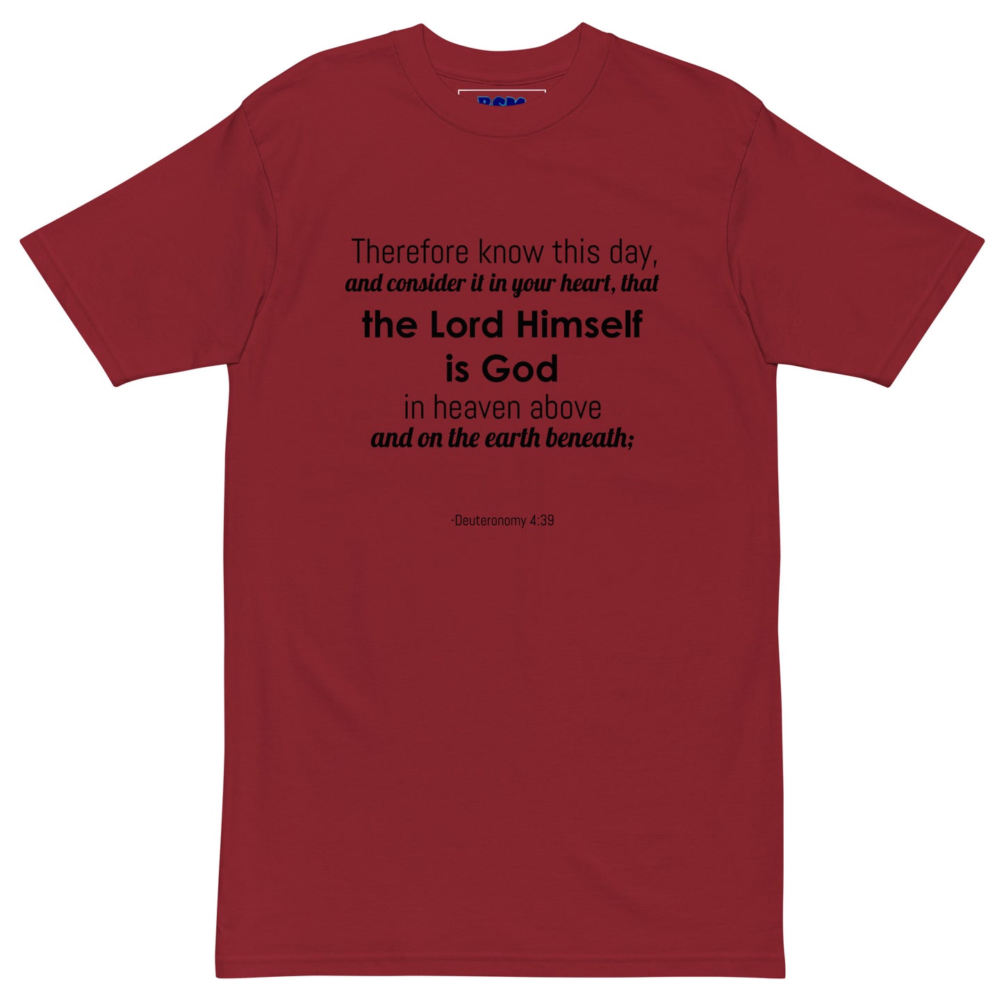 The Lord Is God Men's Heavyweight T-Shirt