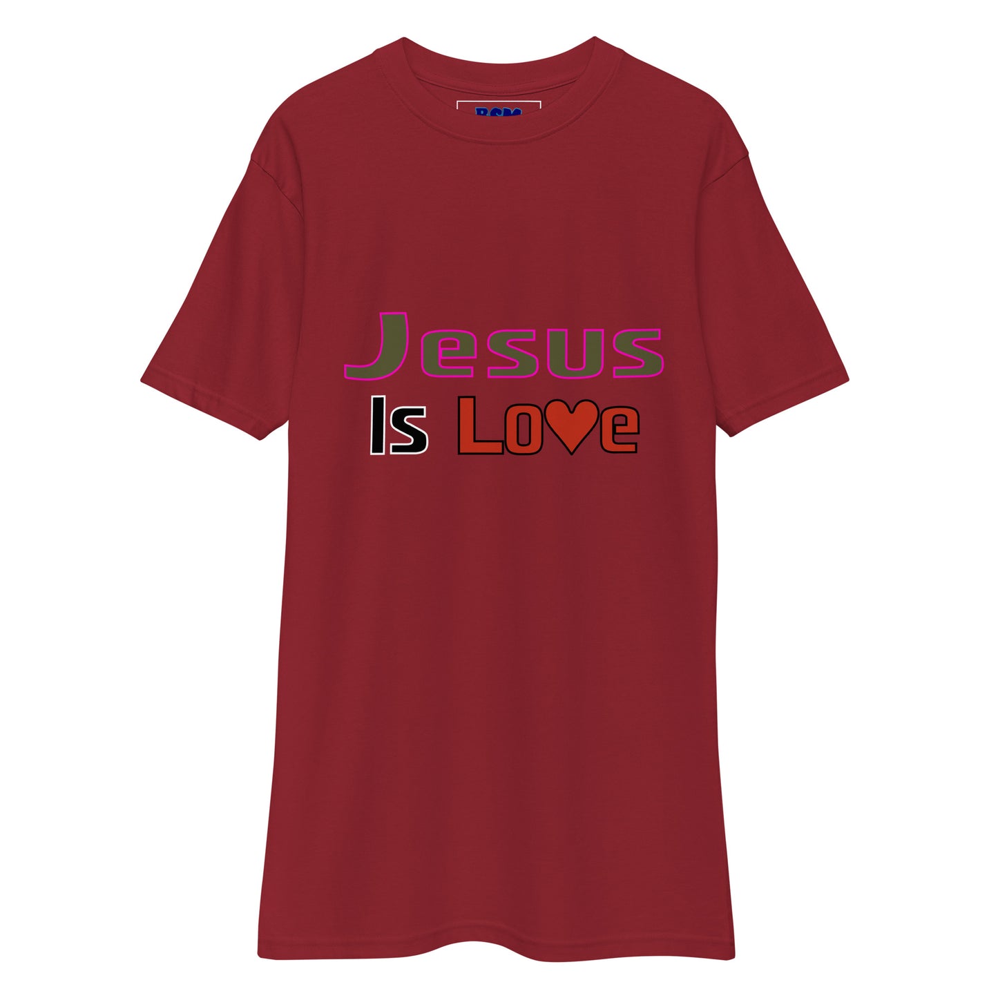 Jesus Is Love Men’s Heavyweight Tee