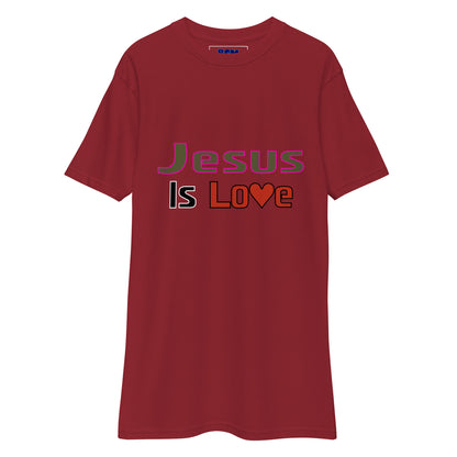 Jesus Is Love Men’s Heavyweight Tee