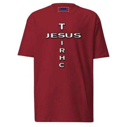 Jesus Christ Cross Men’s Heavyweight Tee