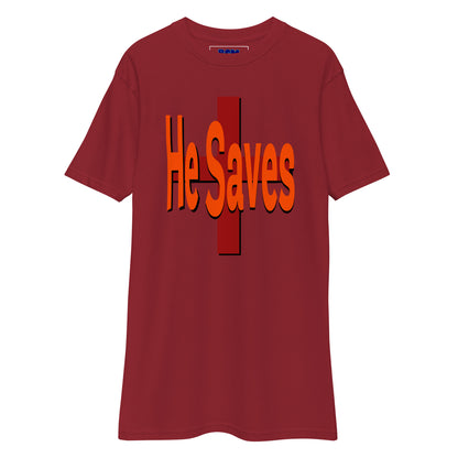 He Saves Men’s Heavyweight Tee