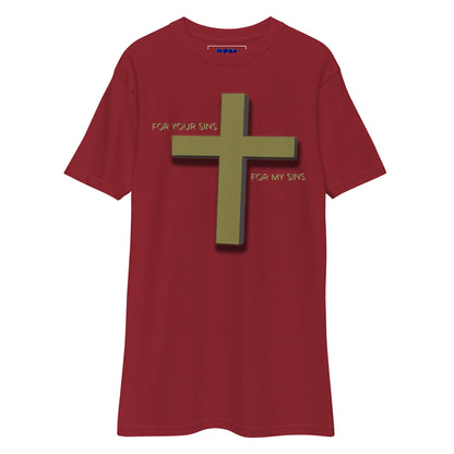 For Your Sins for My Sins I Men’s Heavyweight T-Shirt