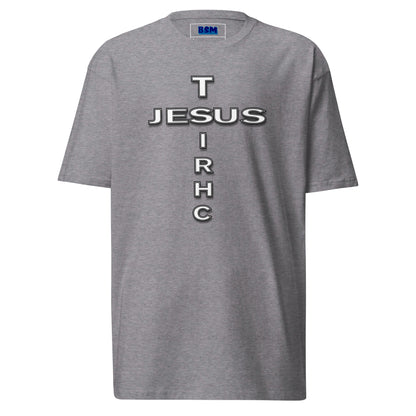 Jesus Christ Cross Men’s Heavyweight Tee