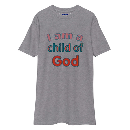 I Am a Child of God Men's Heavyweight T-Shirt