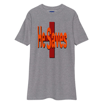 He Saves Men’s Heavyweight Tee