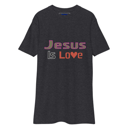 Jesus Is Love Men’s Heavyweight Tee