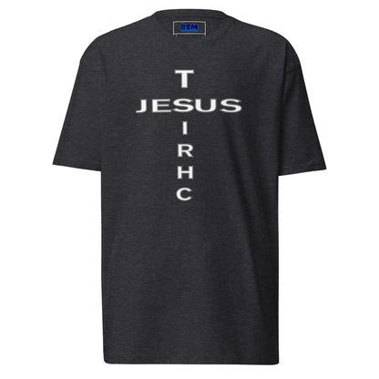 Jesus Christ Cross Men’s Heavyweight Tee