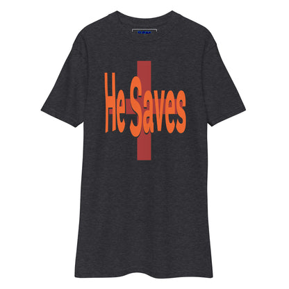 He Saves Men’s Heavyweight Tee