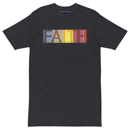 Multicolored Faith Men’s Heavyweight Tee