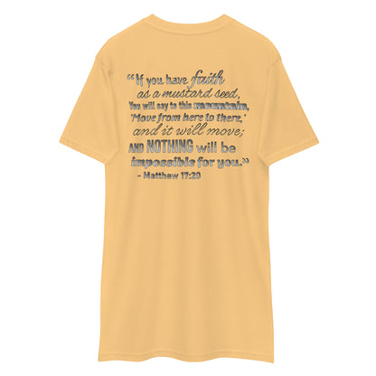 WDJS Faith as a Mustard Seed Men’s Heavyweight Tee