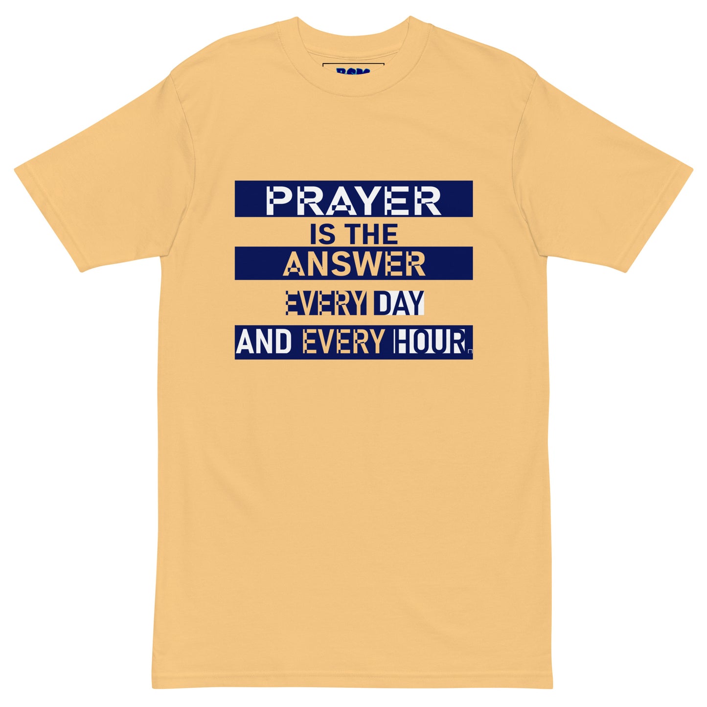 Prayer Is the Answer Men’s Heavyweight Tee