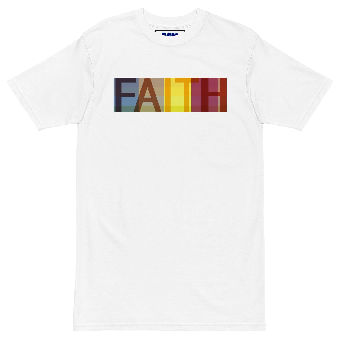 Multicolored Faith Men’s Heavyweight Tee