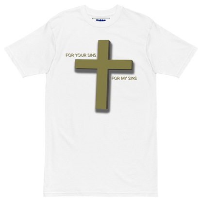 For Your Sins for My Sins I Men’s Heavyweight T-Shirt