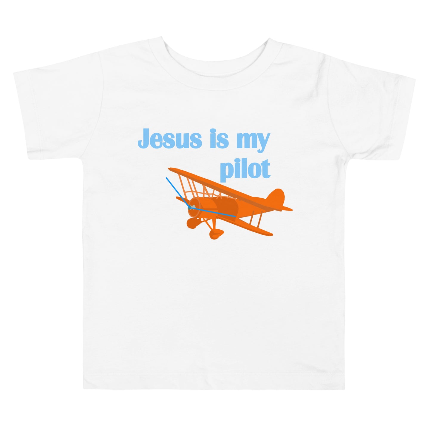 Jesus Is My Pilot (Biplane) Toddler Tee