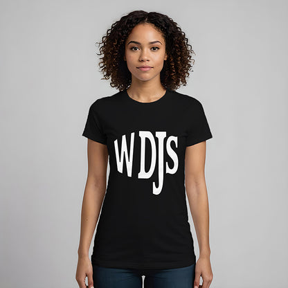 WDJS: What Did Jesus Say Women's 100% Cotton Semi-Fitted T-Shirt