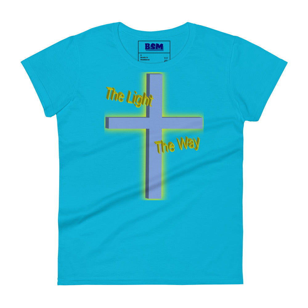 The Light the Way Women's 100% Cotton Semi-Fitted T-Shirt