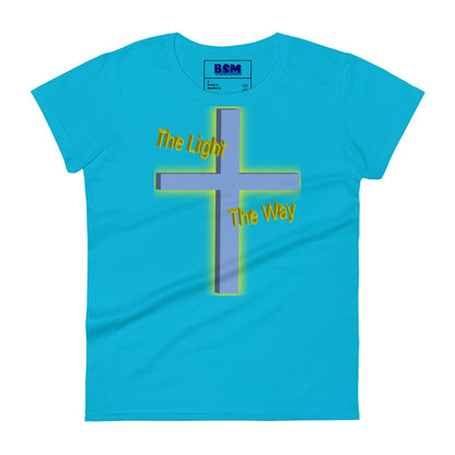 The Light the Way Women's 100% Cotton Semi-Fitted T-Shirt