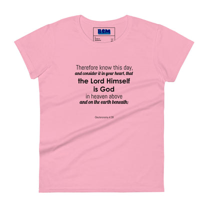 The Lord Is God There Is No Other Women's Semi-Fitted T-Shirt