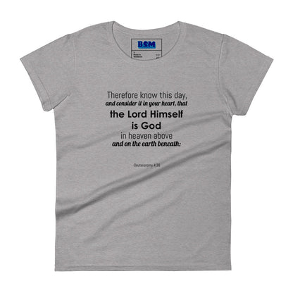 The Lord Is God There Is No Other Women's Semi-Fitted T-Shirt