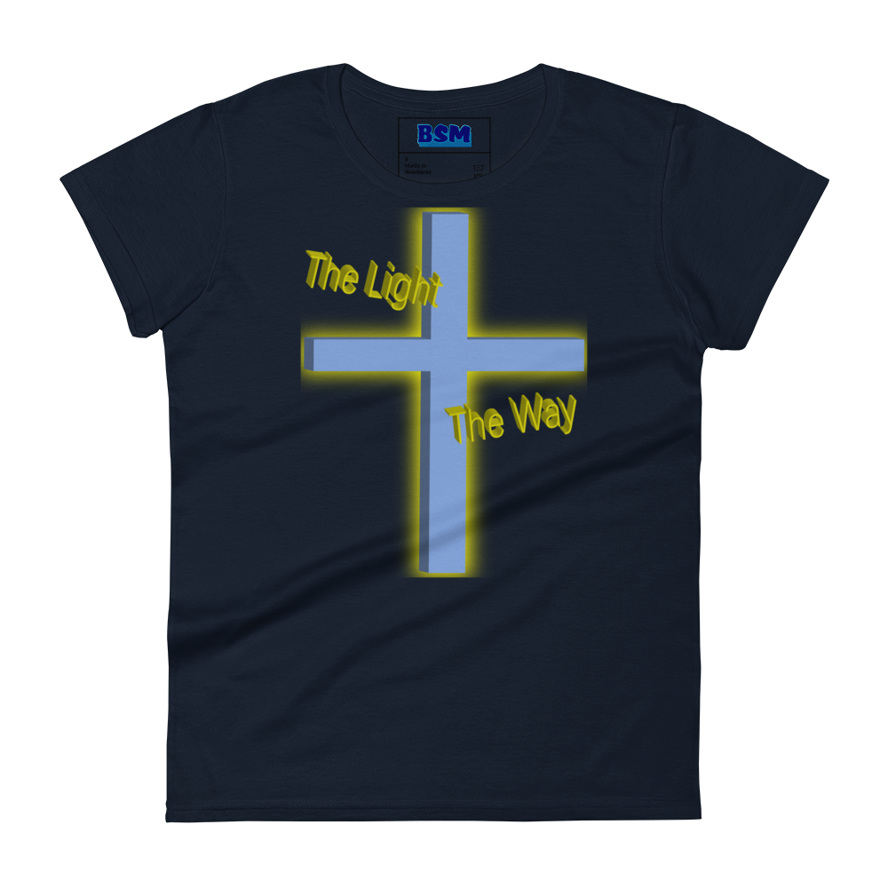 The Light the Way Women's 100% Cotton Semi-Fitted T-Shirt