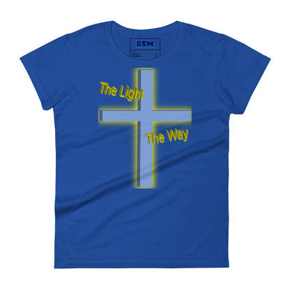 The Light the Way Women's 100% Cotton Semi-Fitted T-Shirt