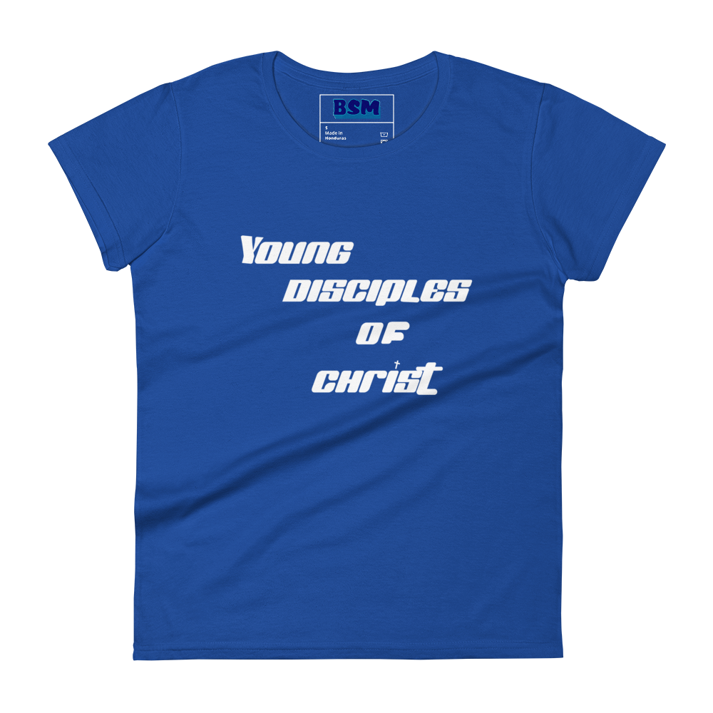 Young Disciples of Christ 100% Cotton Women's Semi-Fitted T-Shirt