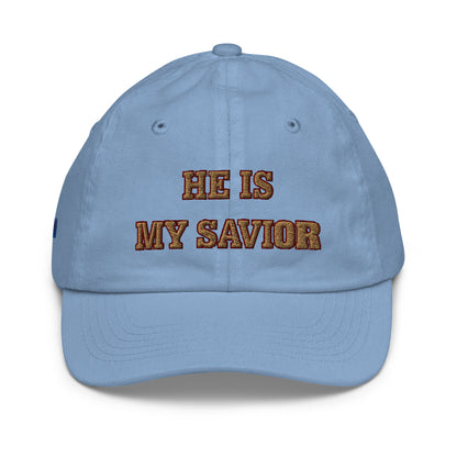 He Is My Savior Youth Ballcap