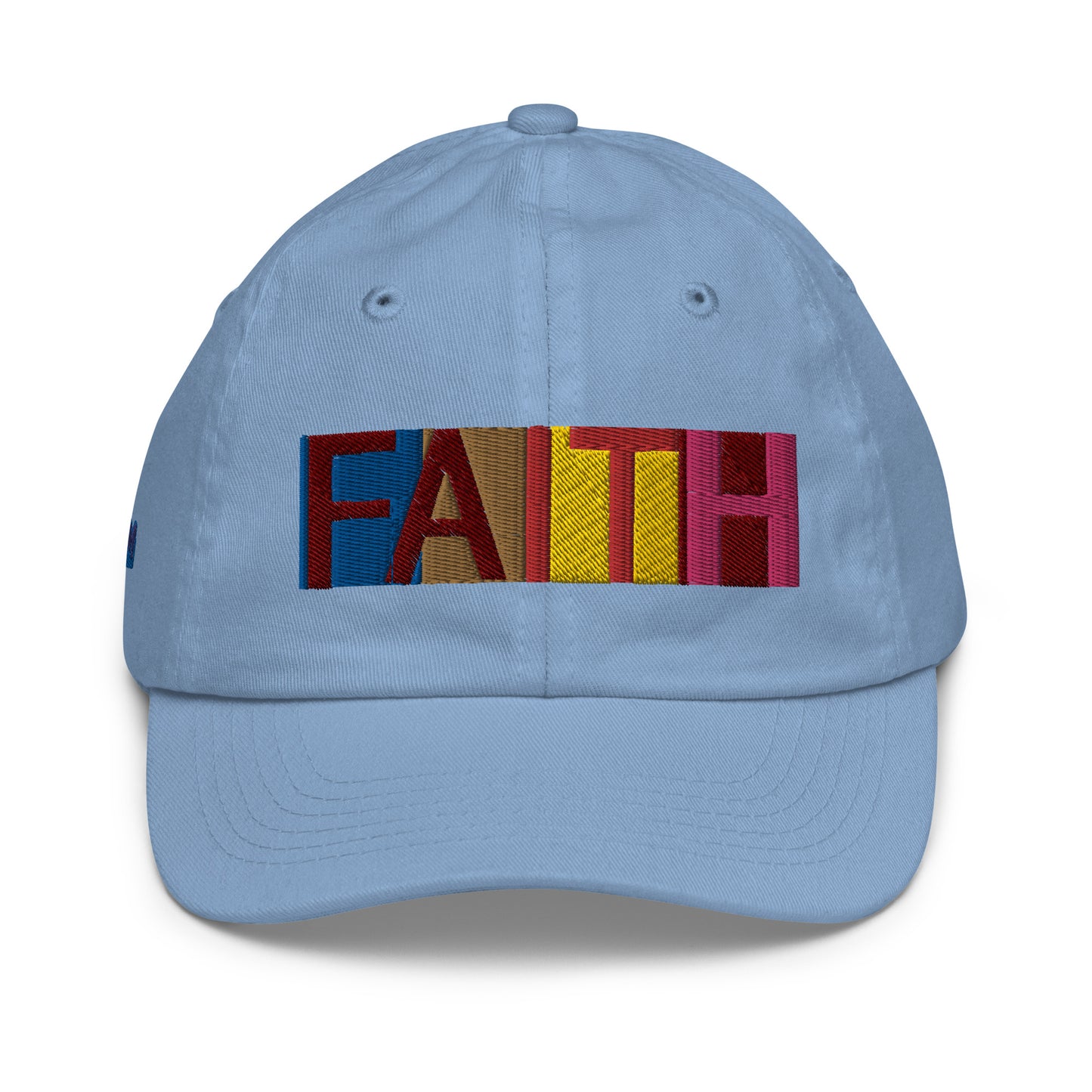 Multicolored Faith Youth Baseball Cap