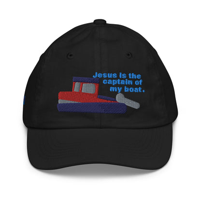 Jesus Is the Captain of My Boat Children's Baseball Cap