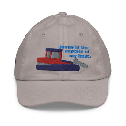 Jesus Is the Captain of My Boat Children's Baseball Cap