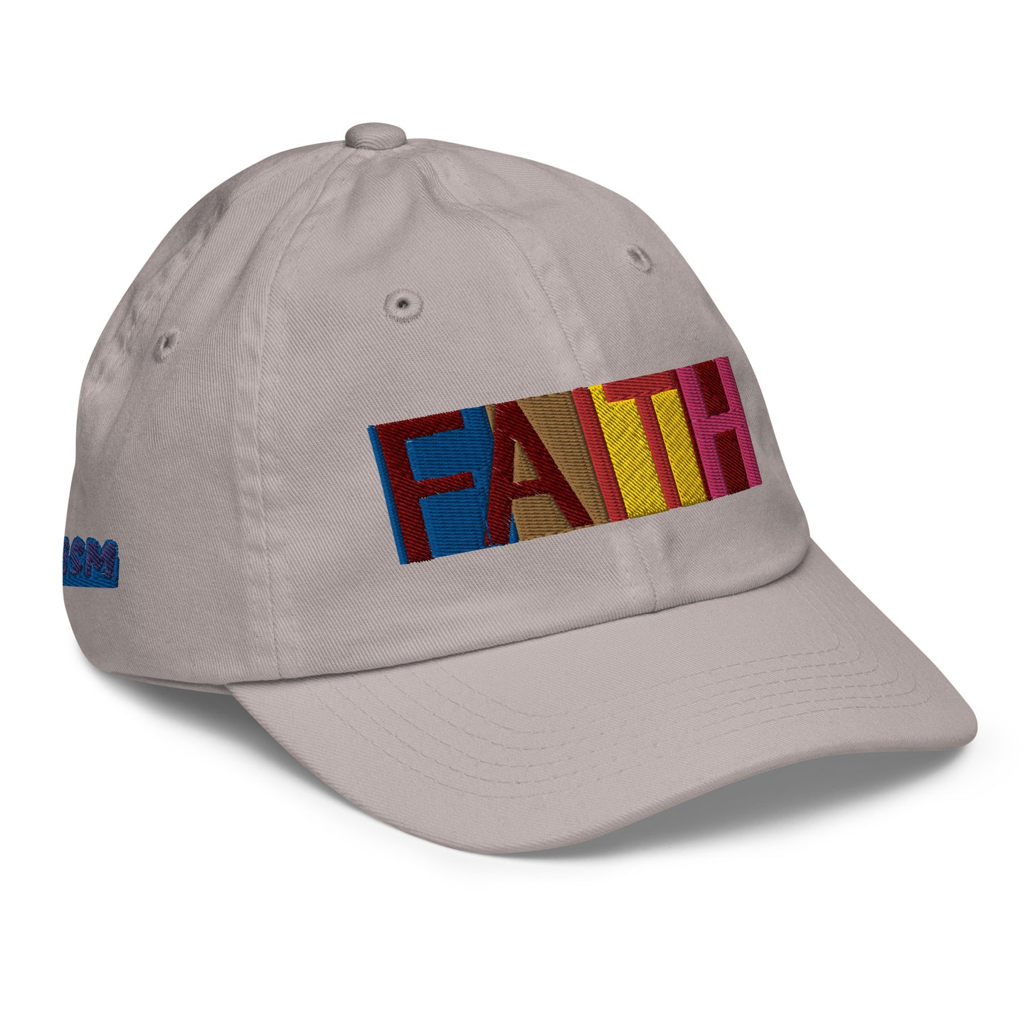 Multicolored Faith Youth Baseball Cap