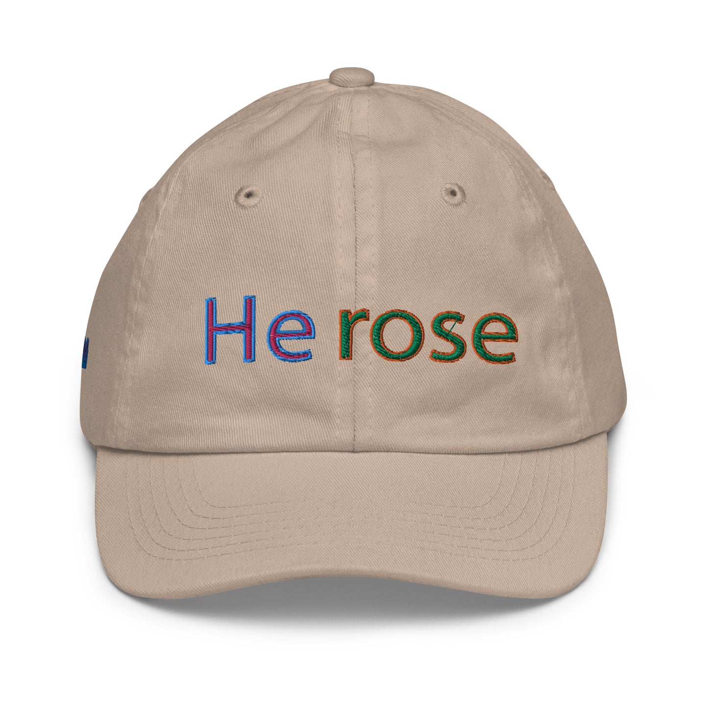 He Rose Christian Youth Baseball Cap