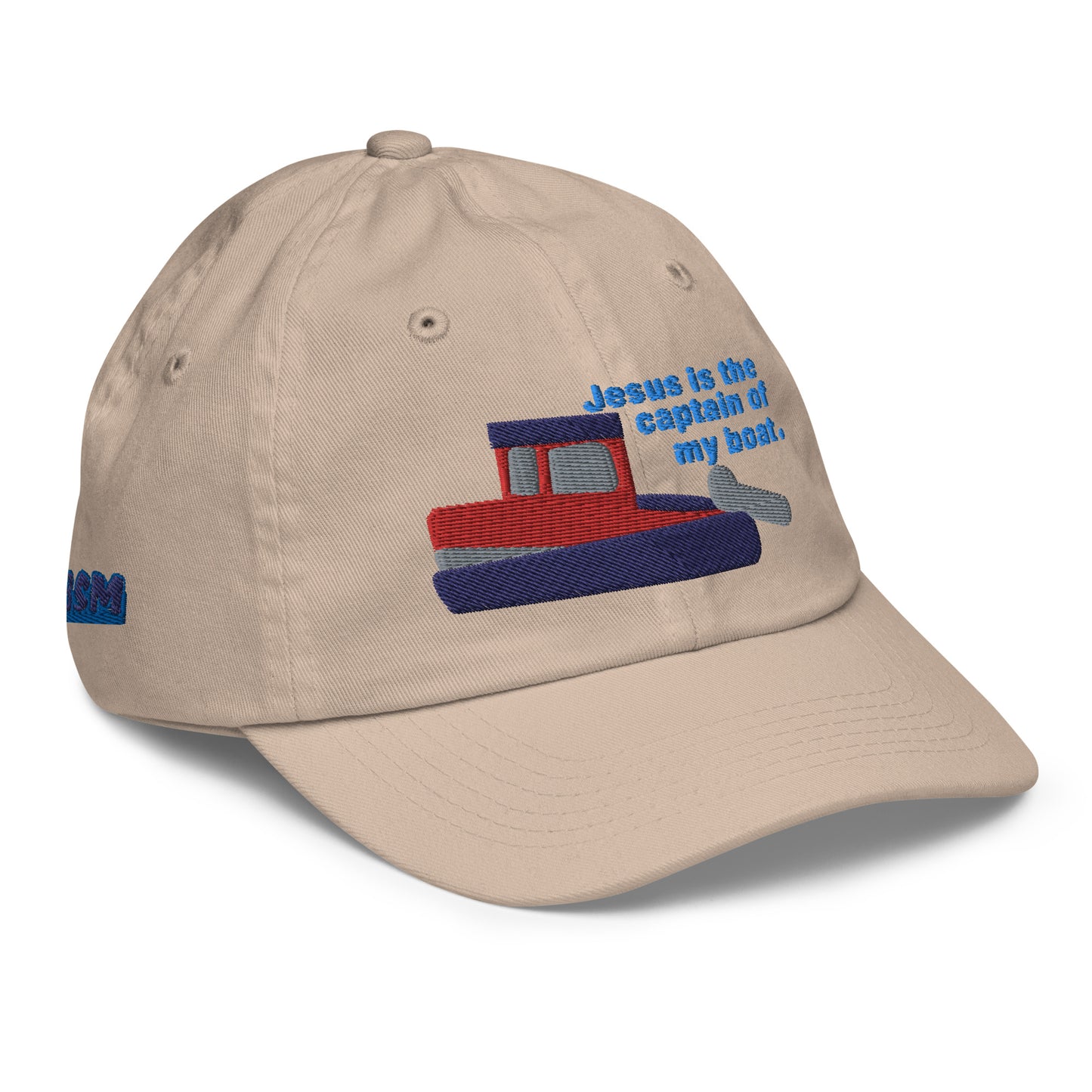 Jesus Is the Captain of My Boat Children's Baseball Cap