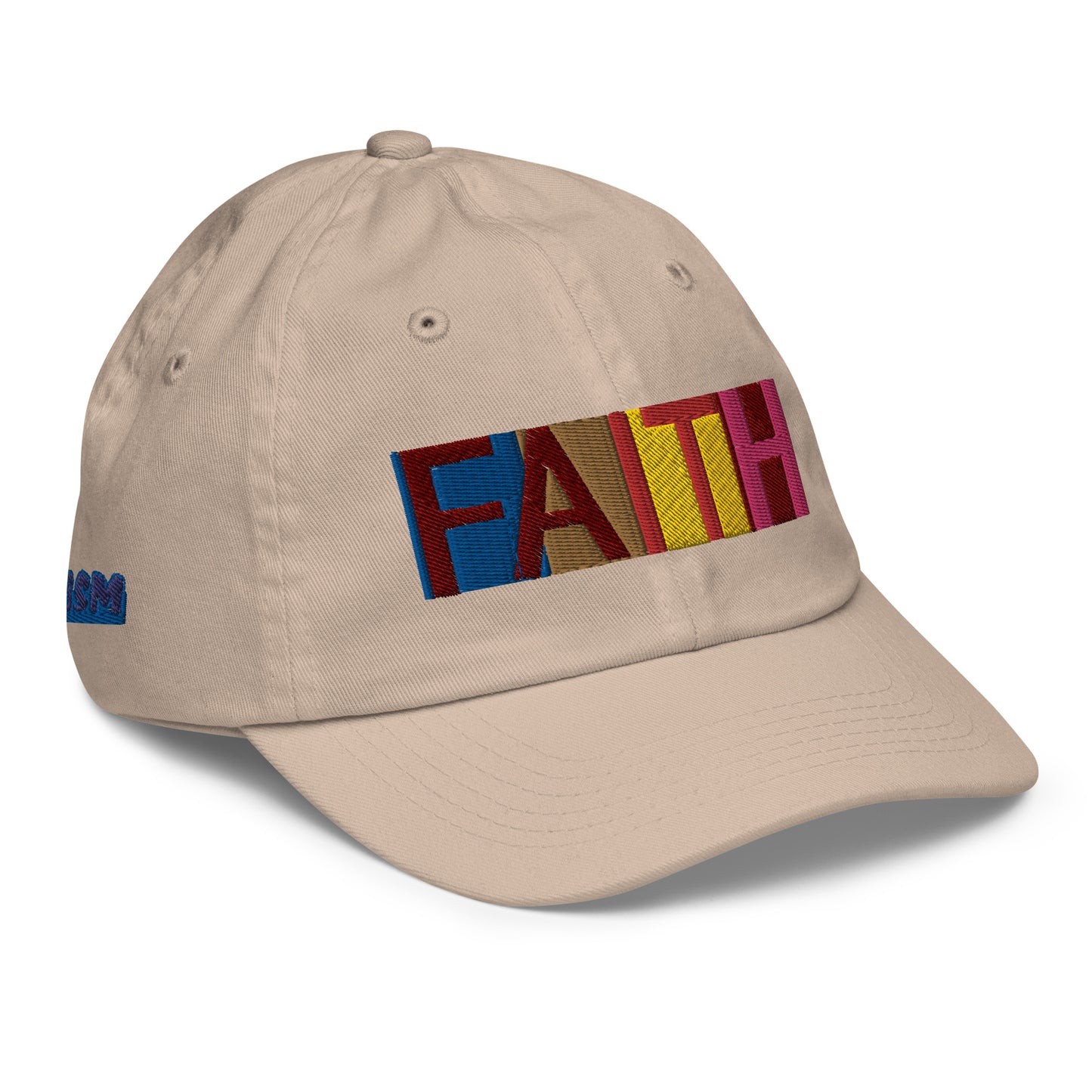 Multicolored Faith Youth Baseball Cap