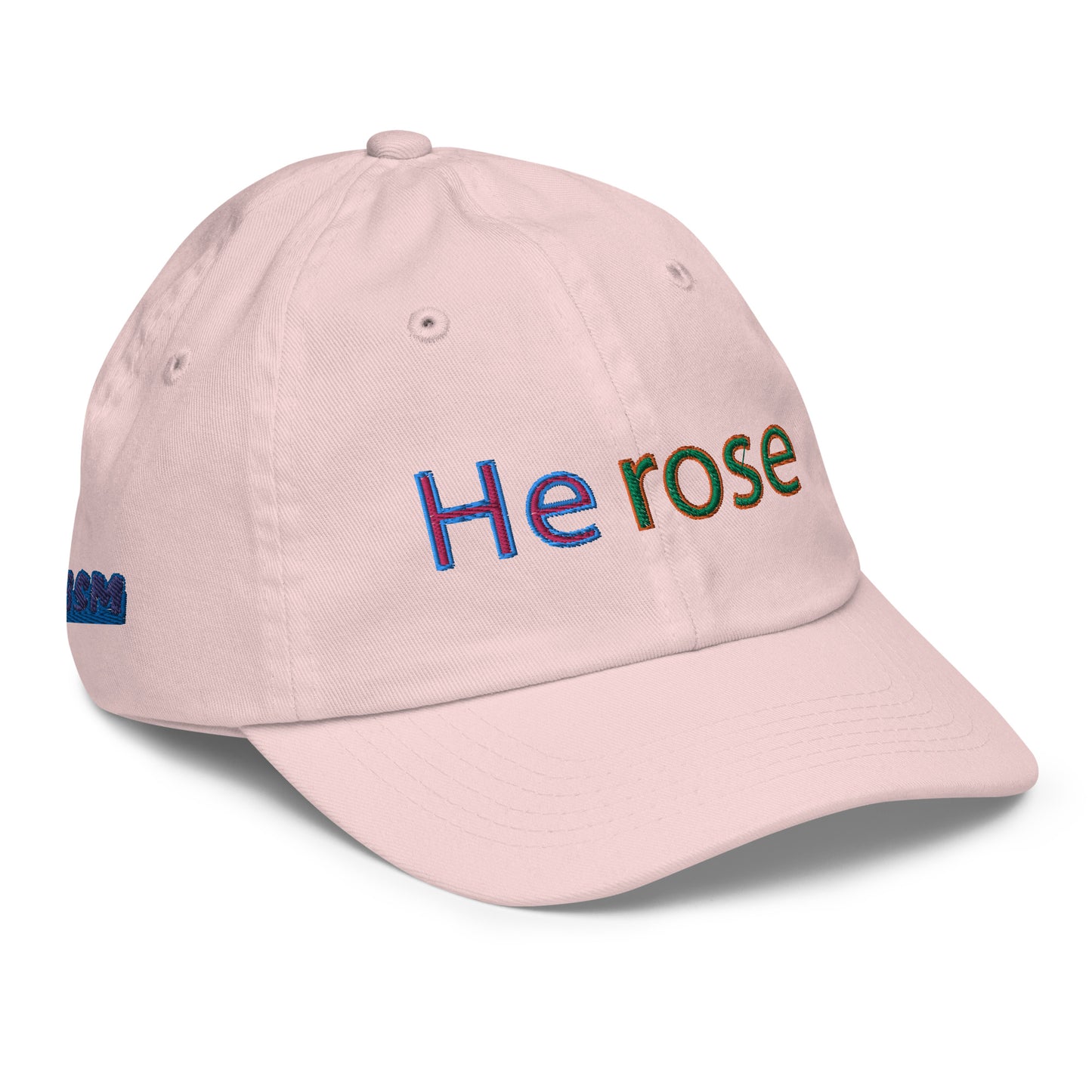 He Rose Christian Youth Baseball Cap