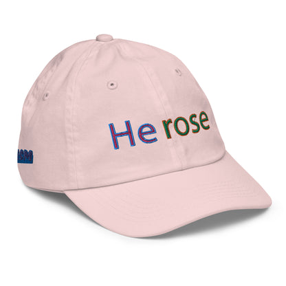 He Rose Christian Youth Baseball Cap