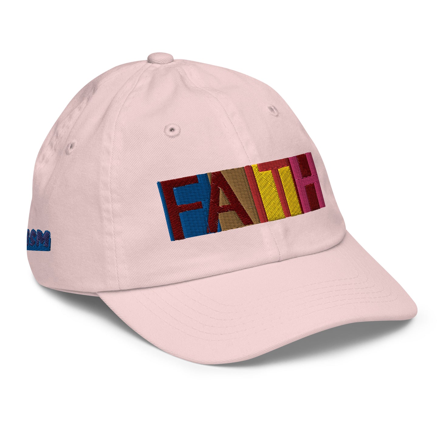 Multicolored Faith Youth Baseball Cap