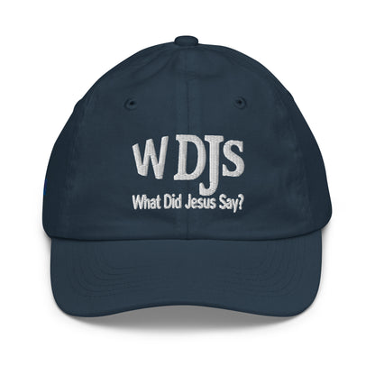 WDJS What Did Jesus Say Youth Baseball Cap